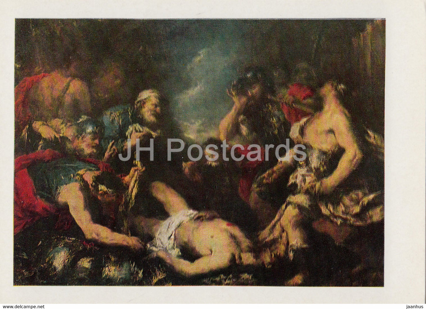 painting by Francesco Guardi - Alexander in front of the Body of Darius - Italian art - 1982 - Russia USSR - unused - JH Postcards