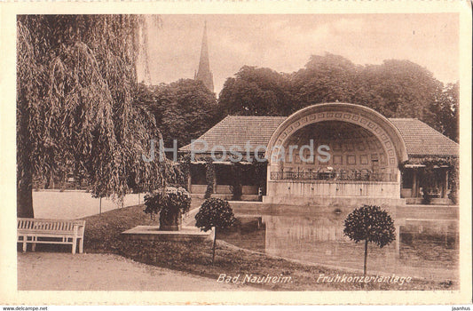 Bad Nauheim - Fruhkonzerteinlage - 12867 - old postcard - Germany - unused - JH Postcards