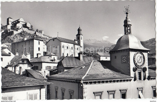 Sion - La Maison de Ville - Valere et le Quartier de Tous Vents - 104 - Switzerland - unused - JH Postcards