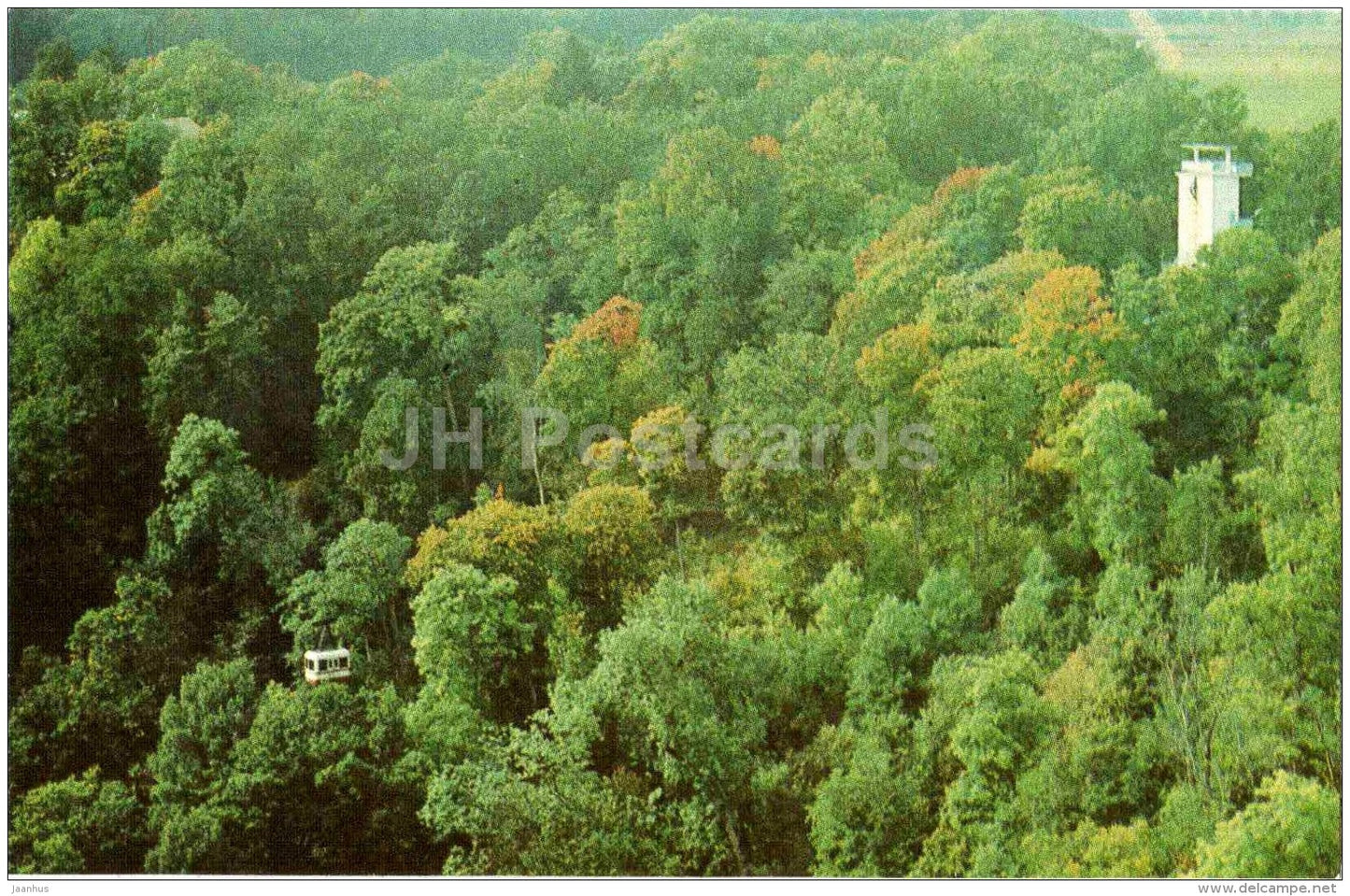 Primeval River-Bed of the Gauja - Sigulda - 1981 - Latvia USSR - unused - JH Postcards