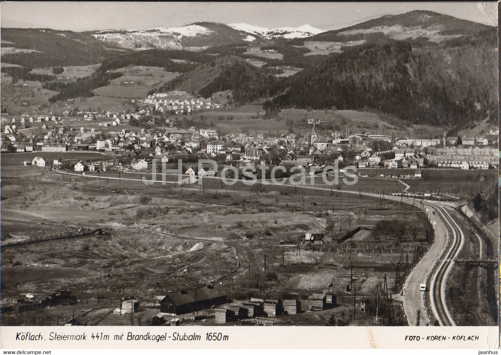 Koflach - Steiermark - 441 m mit Brandkogel Stubalm 1650 m - Austria - used - JH Postcards