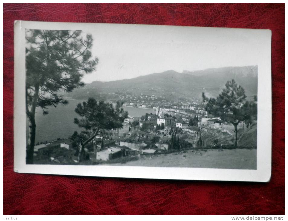 Crimea - Krym - Yalta, Jalta - General view from East side - 1950 - Ukraine - USSR - unused - JH Postcards