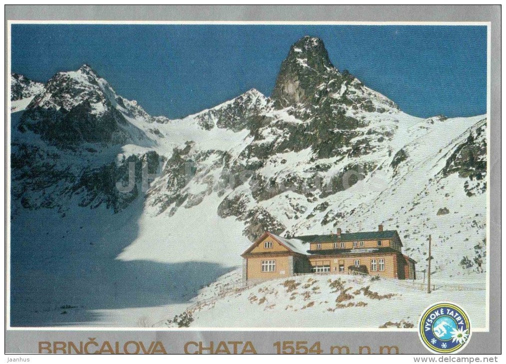 Brncalova Chata 1554 m. - mountain - Czechoslovakia - Slovakia - unused - JH Postcards