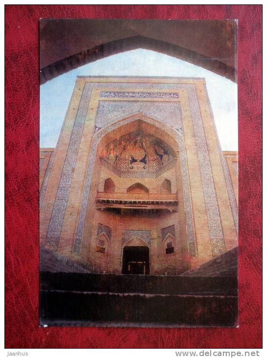 Khiva - Hiva - Muhammad Amin-Khana madrasah - 1981 - Uzbekistan - USSR - unused - JH Postcards