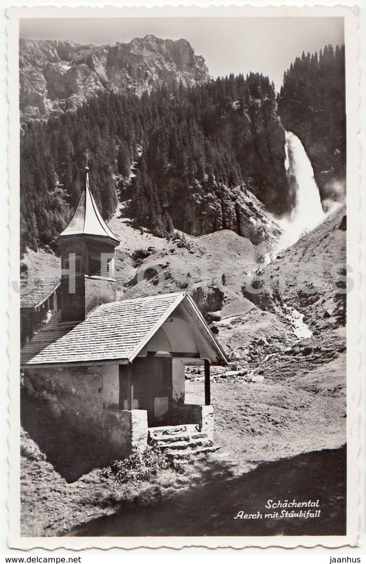 Schachental - Aesch mit Staubifall - 156 - Switzerland - 1962 - used - JH Postcards