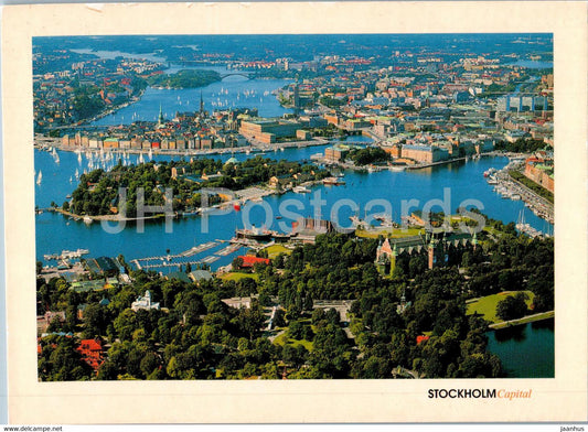 Stockholm Capital - Sweden - unused - JH Postcards