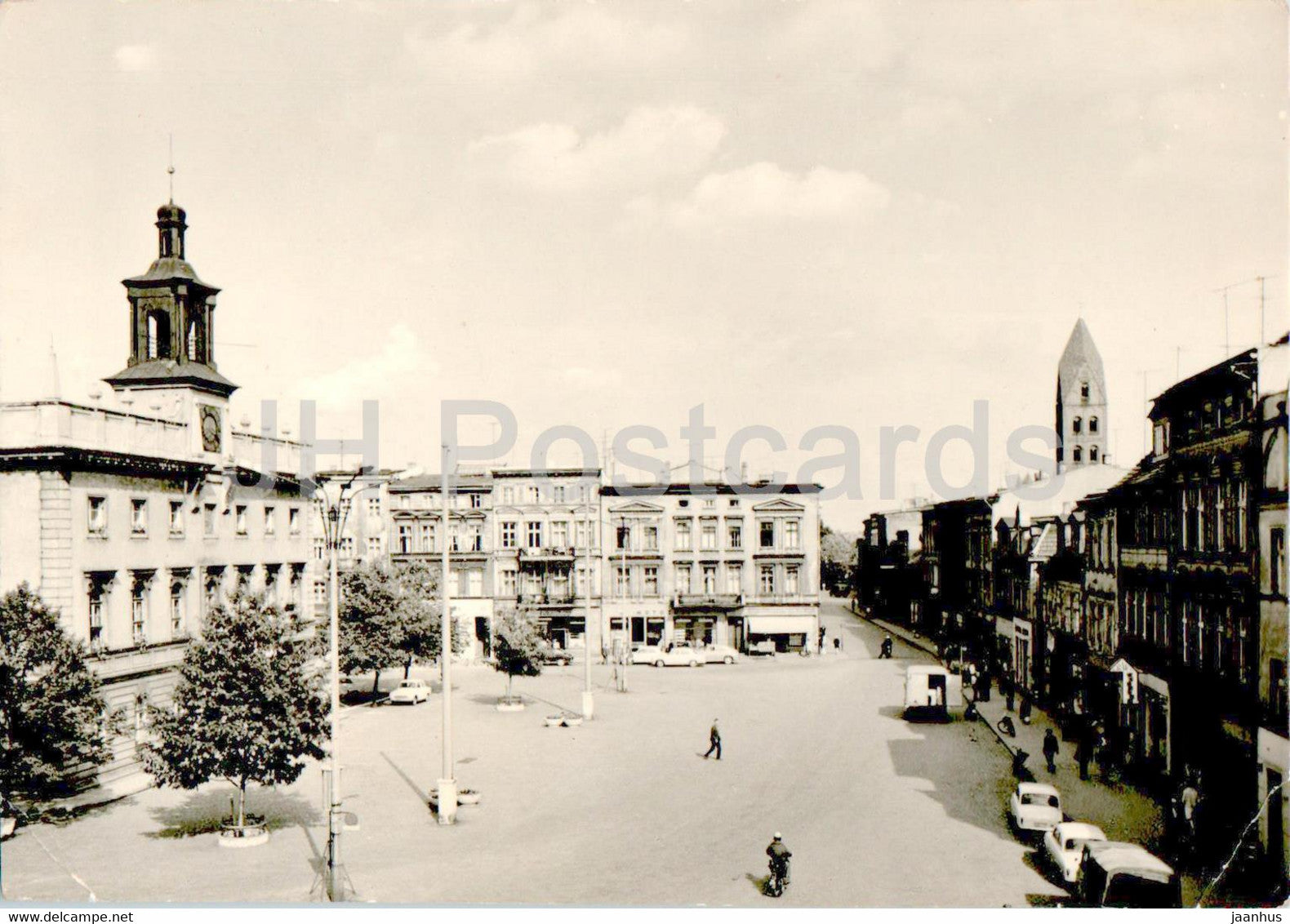 Ostrow Wielkopolski - Rynek - Market square - 1984 - Poland - used - JH Postcards