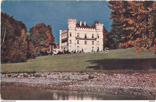 Starnberger See - Schloss Berg - castle - 511 - old postcard - Germany - unused - JH Postcards