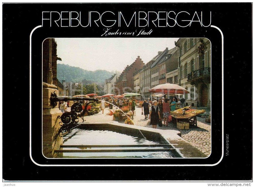 Freiburg im Breisgau - Münsterplatz - Zauber einer Stadt - Germany - ungelaufen - JH Postcards