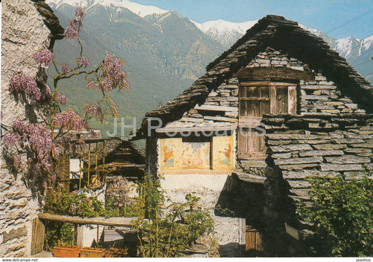 Aurigeno - 6671 - 1986 - Switzerland - used - JH Postcards