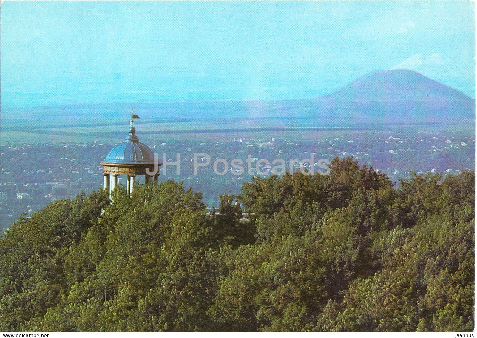 Pyatigorsk - Aeolian harp pavilion - postal stationery - 1982 - Russia USSR - unused - JH Postcards