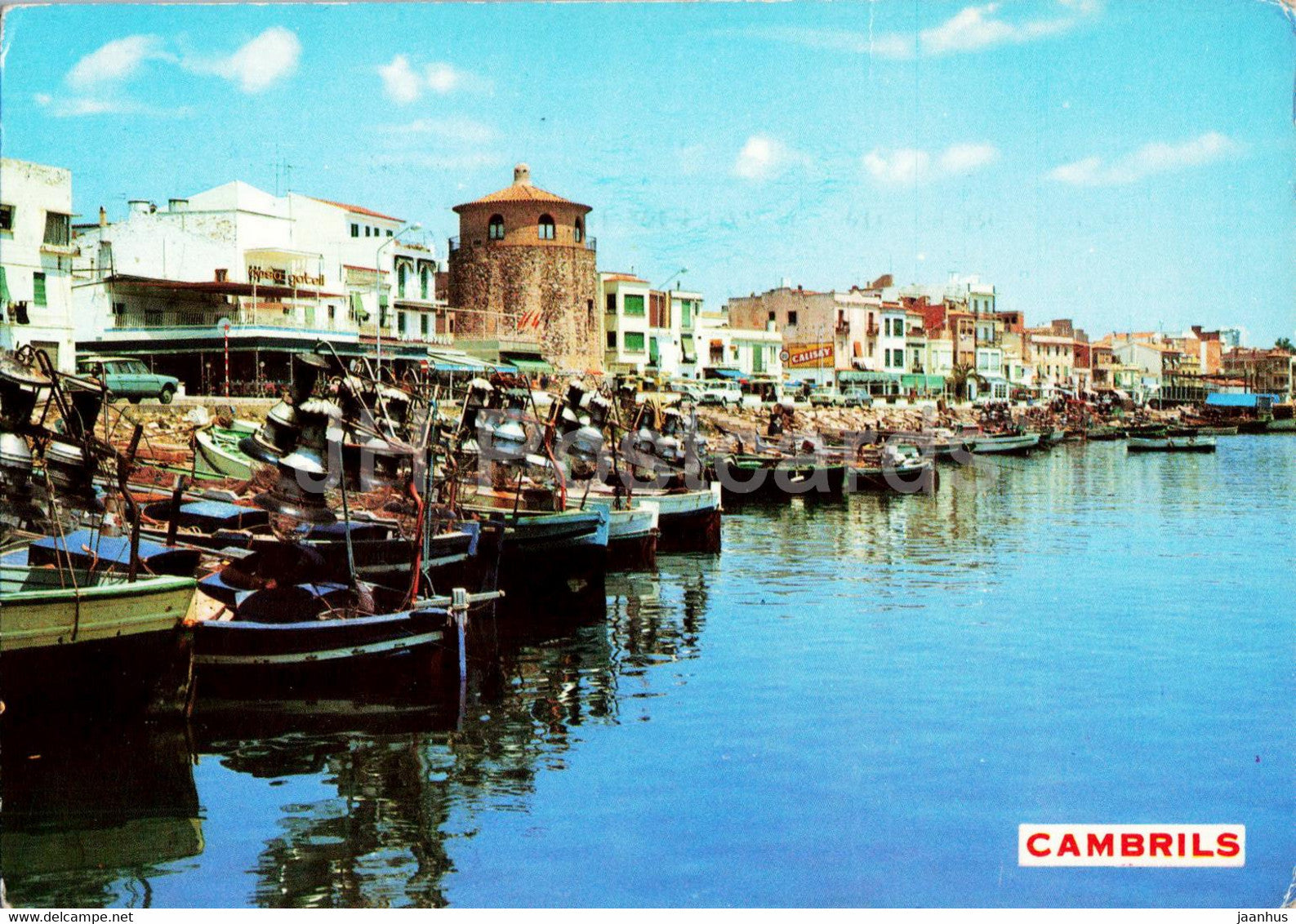 Cambrils - Costa Dorada - Tarragona - boat - 4 - 1975 - Spain - used - JH Postcards