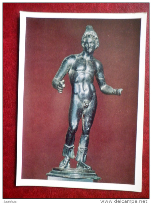 Statue of the God of Fertility , 3th century BC - Etruscan Art - Antique - 1973 - Russia USSR - unused - JH Postcards