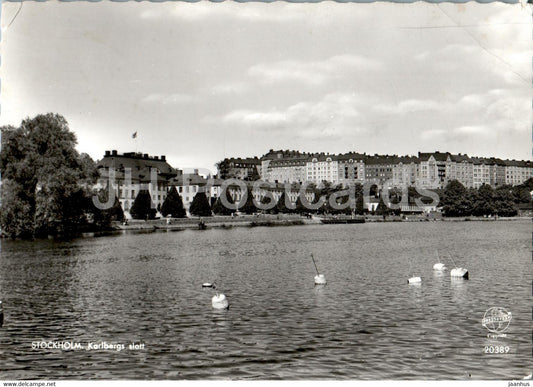 Stockholm - Karlsberg slott - castle - 20389 - 1961 - Sweden - used - JH Postcards