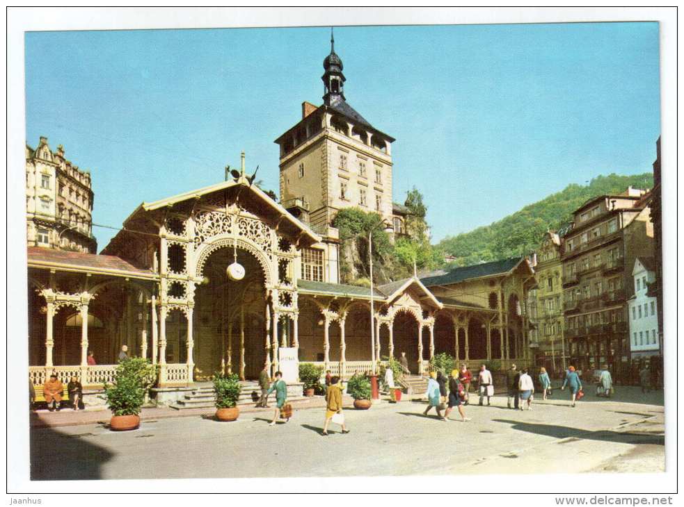 Castle Tower - Karlovy Vary - Czech Republic - unused - JH Postcards