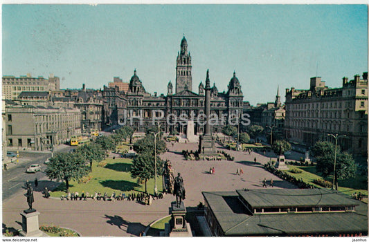 Glasgow - George Square - P810065 - 1970 - United Kingdom - Scotland - used - JH Postcards