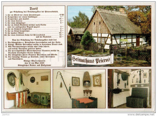 Heimathaus Prieros - Dorfaue 1 - Germany - 2005 gelaufen - JH Postcards