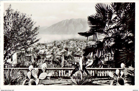 Locarno - Panorama - 2777 - old postcard - 1950 - Switzerland - used - JH Postcards