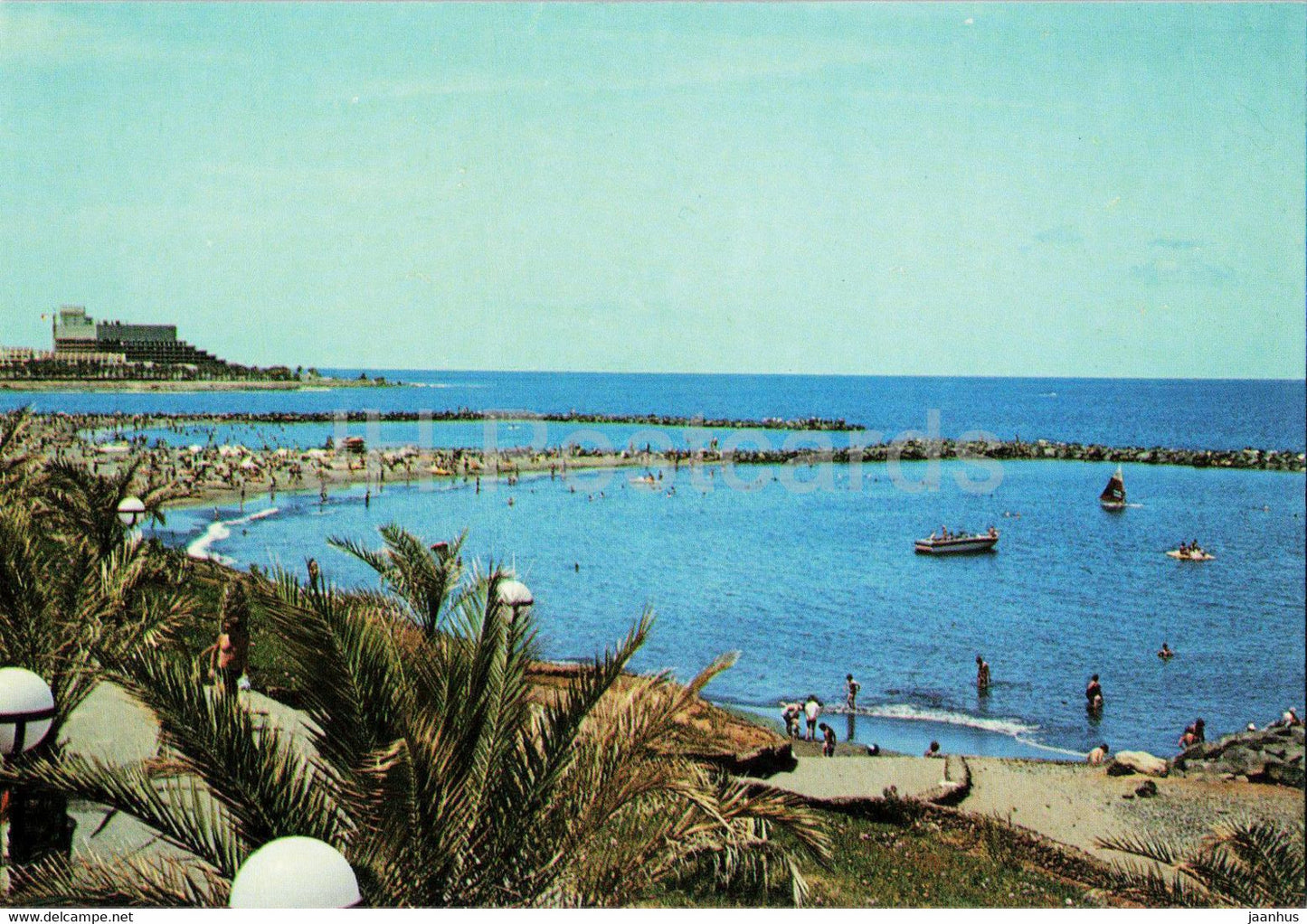 Playa de las Americas - Vista parcial - beach - Tenerife - 1067 - Spain - unused - JH Postcards