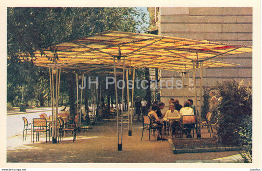 Volgograd - Open Air Cafe - Russia USSR - unused - JH Postcards