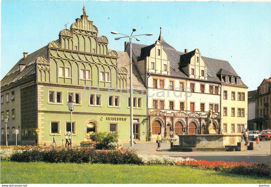 Weimar - Renaissancehauser am Markt - DDR Germany - unused - JH Postcards