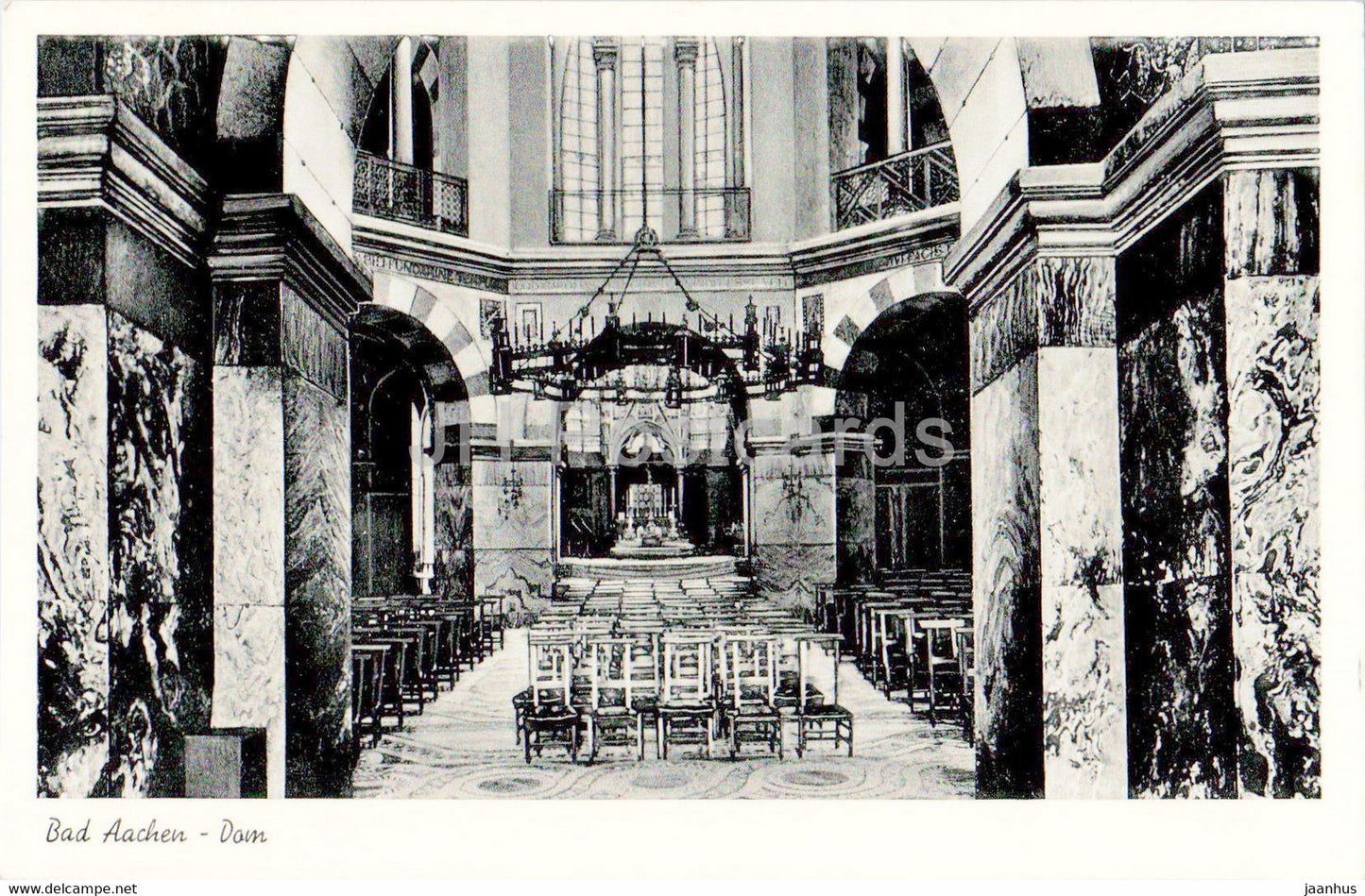 Bad Aachen - Dom - cathedral - old postcard - Germany - unused - JH Postcards