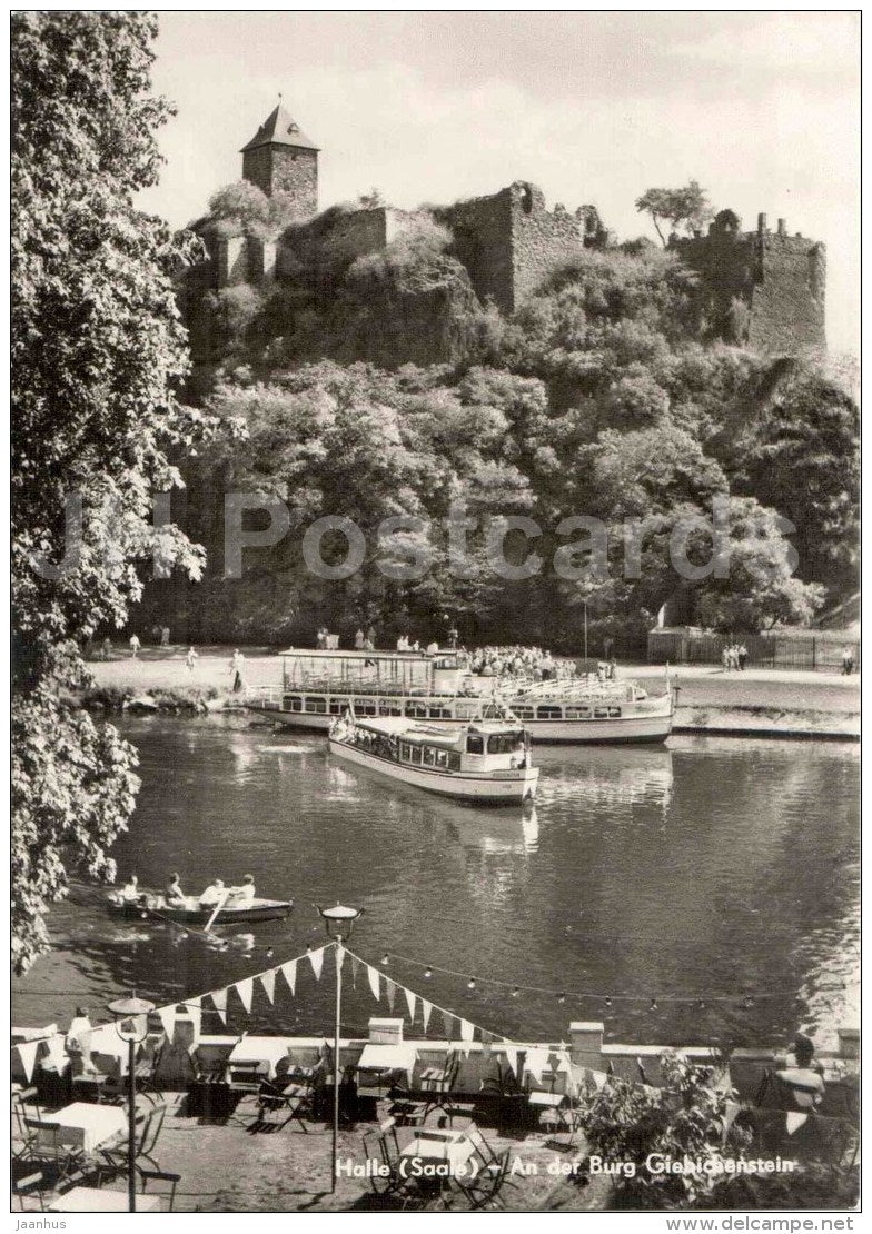 An der Burg Giebichenstein - castle - Halle - Saale - Germany - unused - JH Postcards