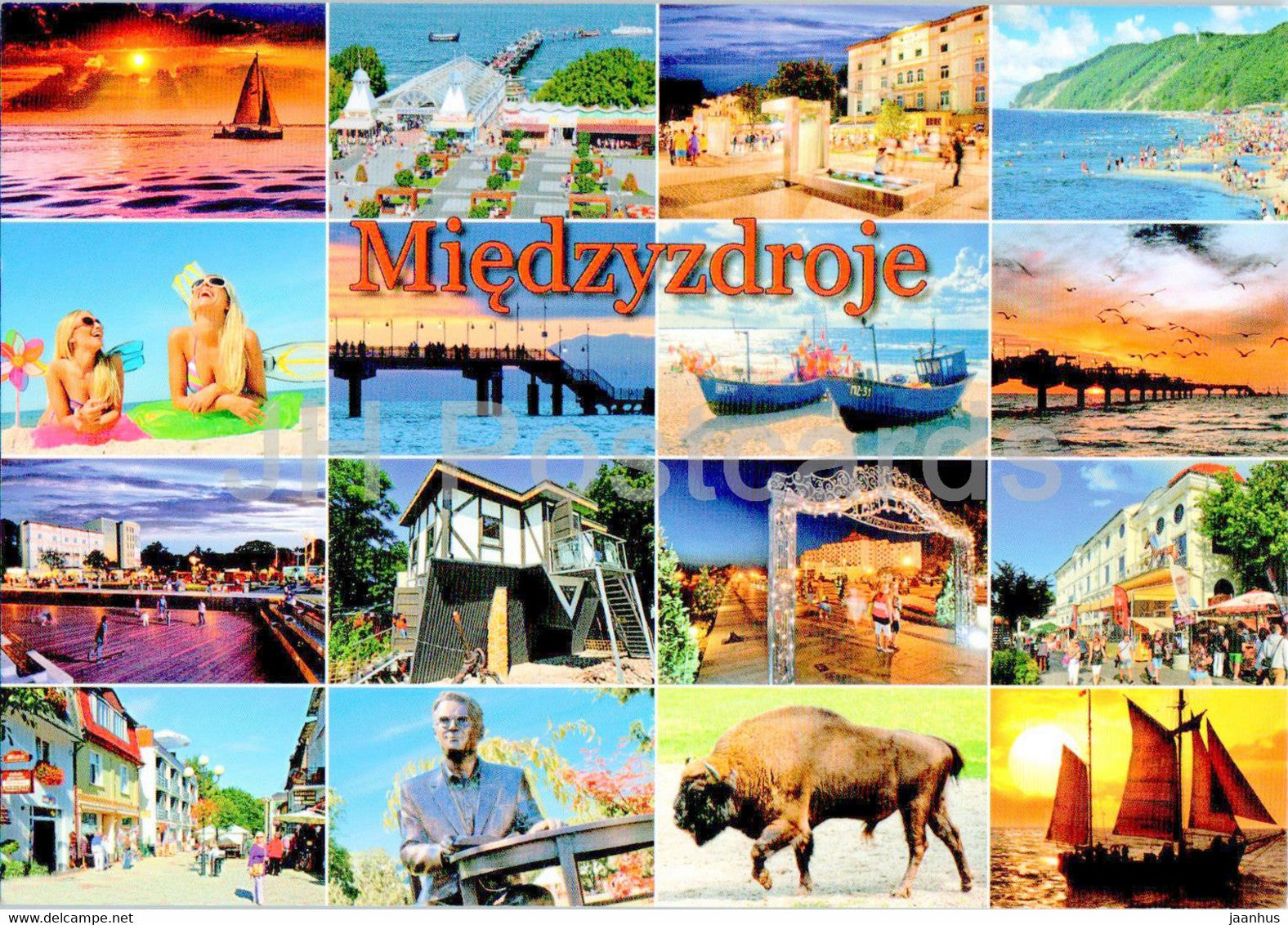 Miedzyzdroje - multiview - 16333 - Poland - unused - JH Postcards