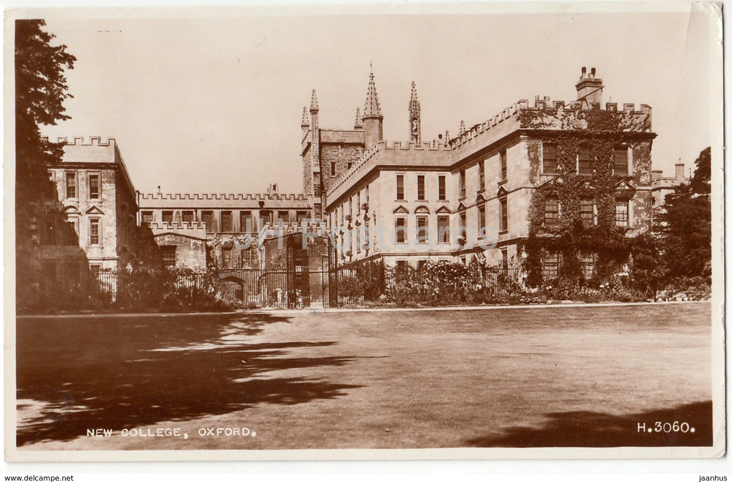 Oxford - New College - H.3060 - 1957 - United Kingdom - England - used - JH Postcards