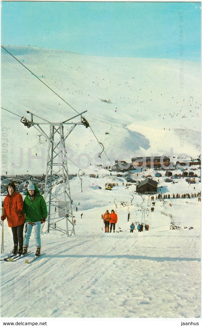 Glenshee - The T-Bat Tow - ski resort - PT37105 - United Kingdom - Scotland - unused - JH Postcards