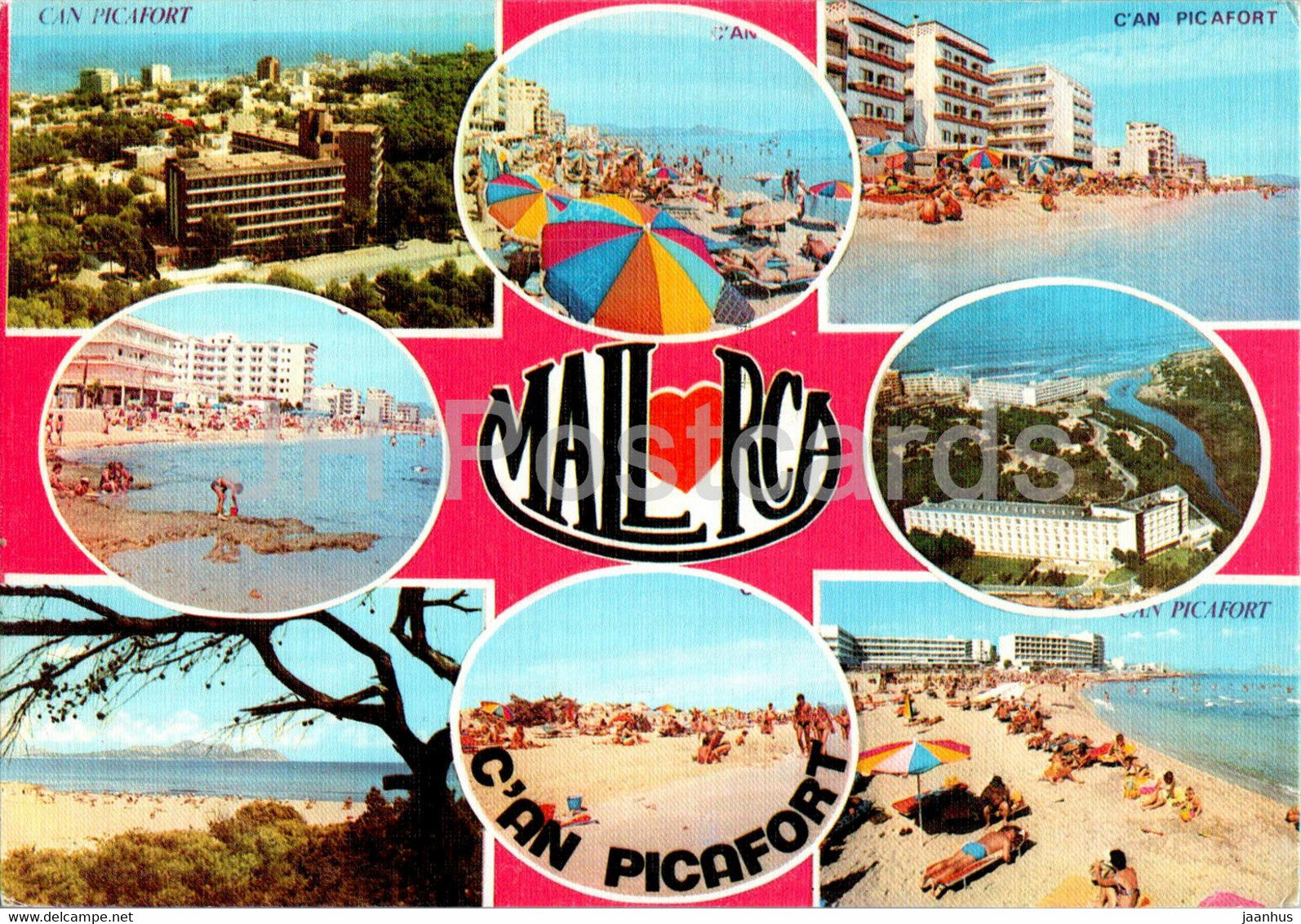 Ca'n Picafort - Mallorca - multiview - 2612 - Spain - used - JH Postcards