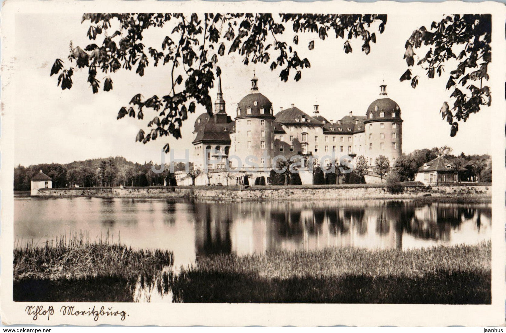 Schloss Moritzburg - castle - 28 - old postcard - 1939 - Germany - used - JH Postcards