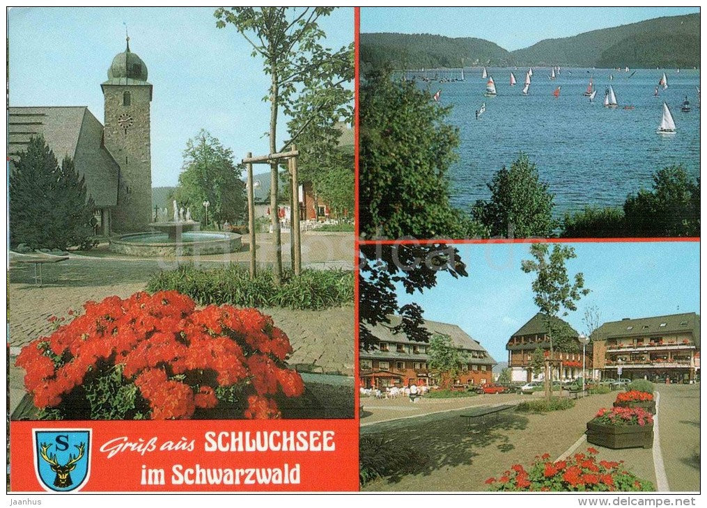 Gruss aus Schluchsee im Schwarzwald - Germany - 1993 gelaufen - JH Postcards