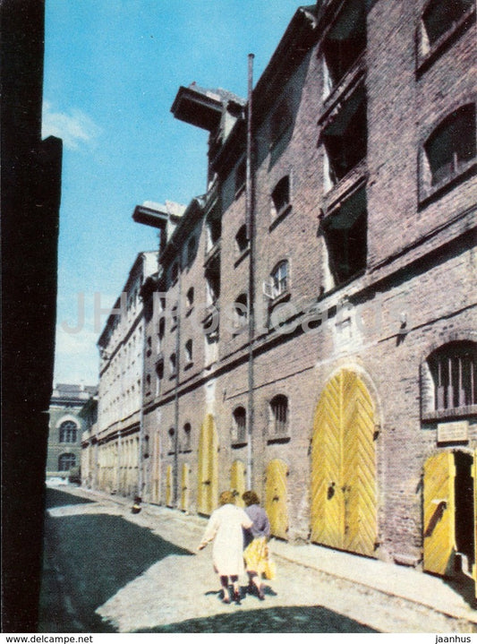 Old Riga - Warehouse - Warehouses in Arsenal street - 1963 - Latvia USSR - unused - JH Postcards