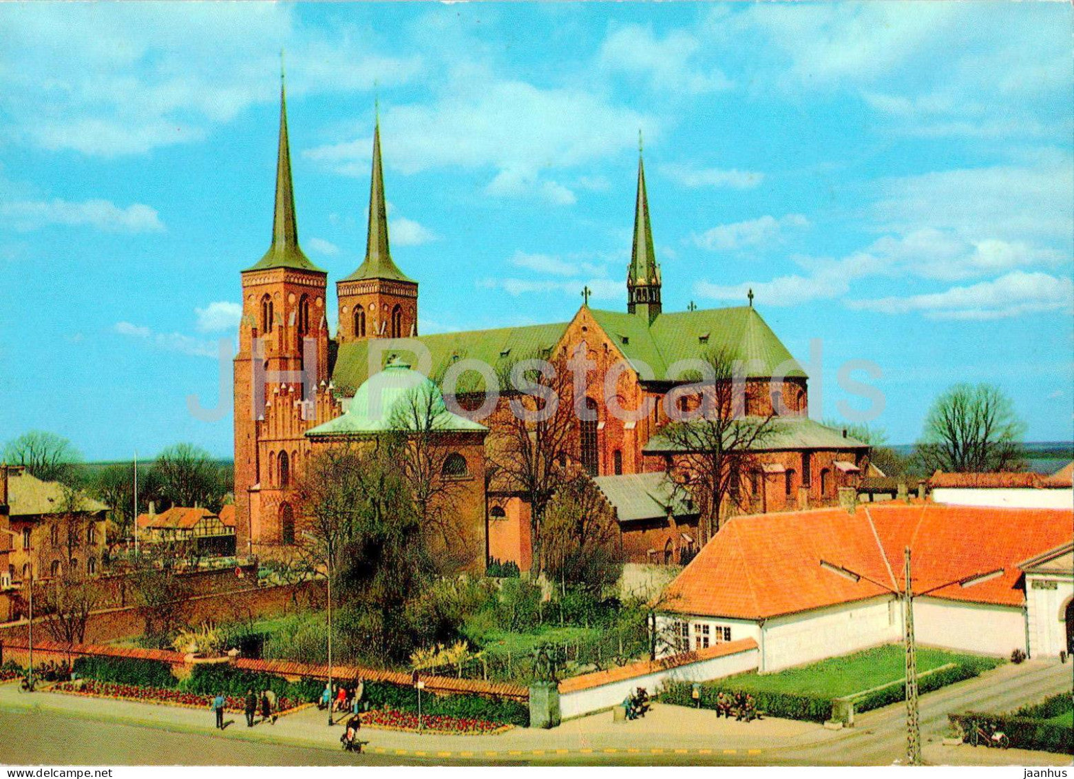 Roskilde cathedral - general view - 35 - Denmark - unused - JH Postcards