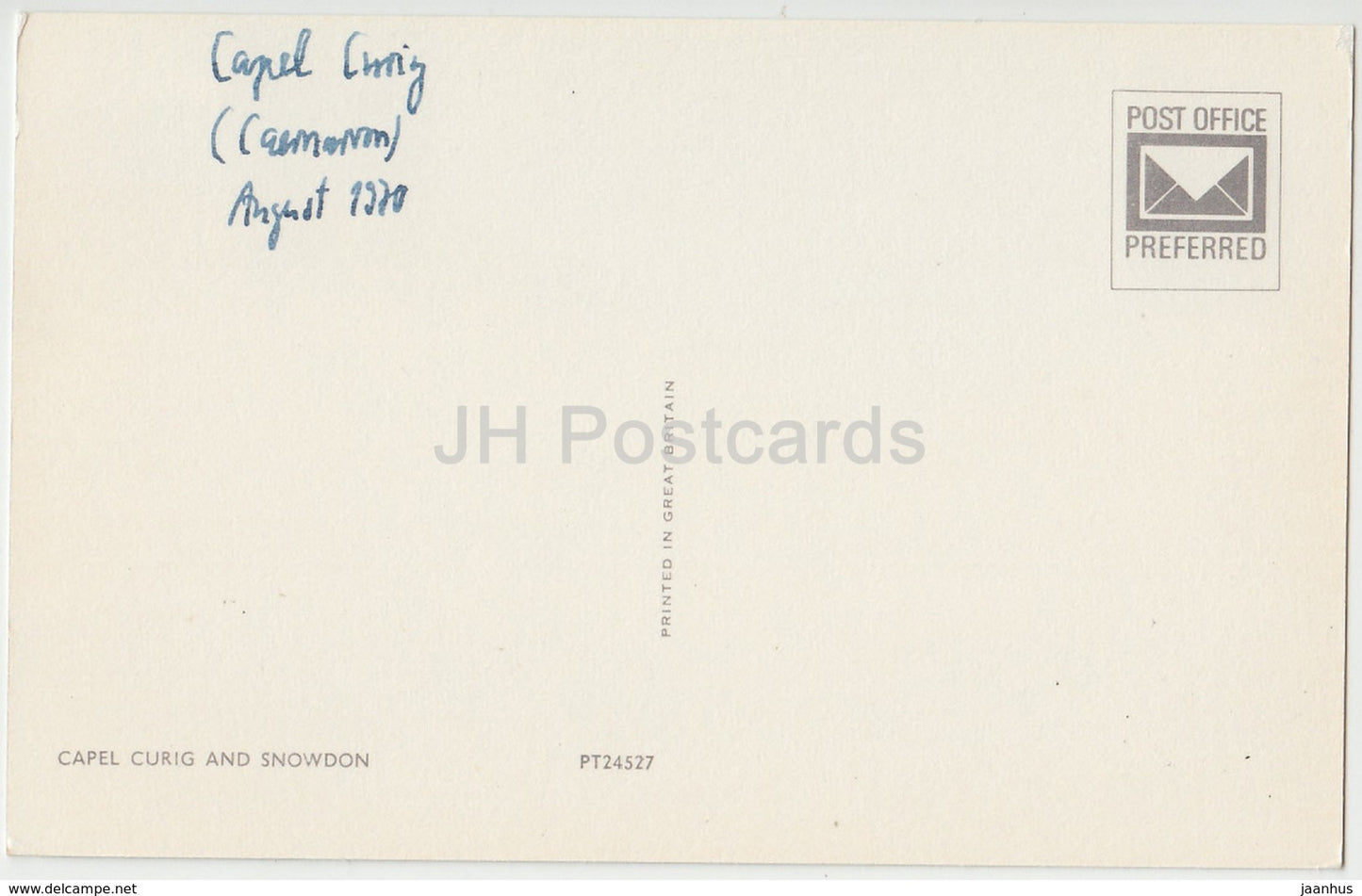 Capel Curig and Snowdon - PT24527 - 1970 - United Kingdom - Wales - used