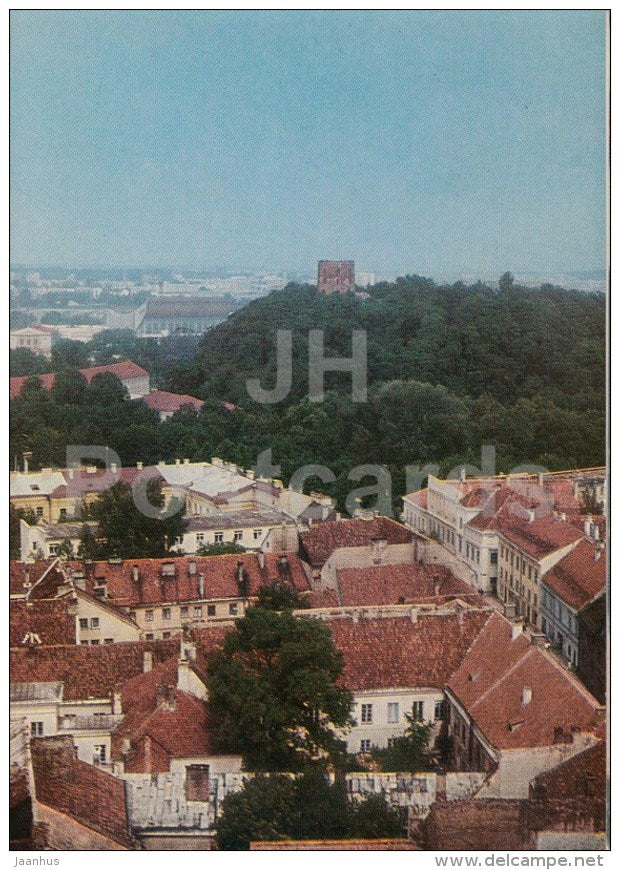 City view - Vilnius - postal stationery - 1973 - Lithuania USSR - unused - JH Postcards