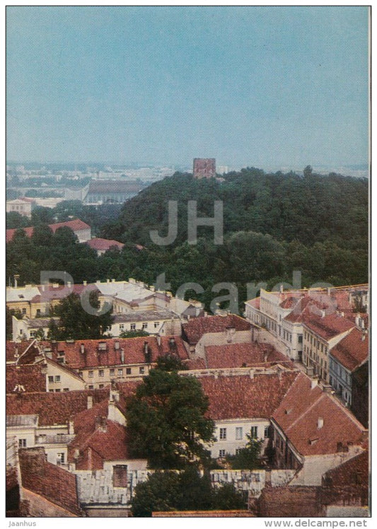 City view - Vilnius - postal stationery - 1973 - Lithuania USSR - unused - JH Postcards