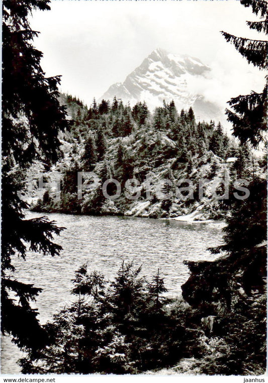 Maderanertal - Golzernsee mit Dussistock - old postcard - Switzerland - unused - JH Postcards