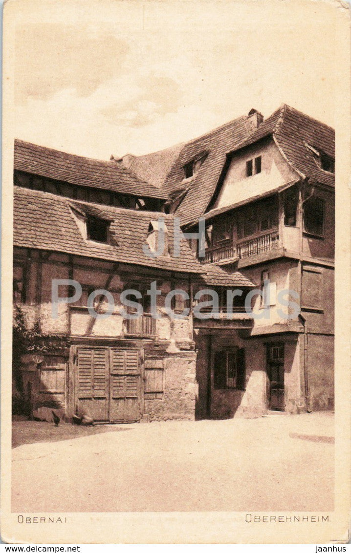 Obernai - Oberehnheim - old postcard - France - unused - JH Postcards