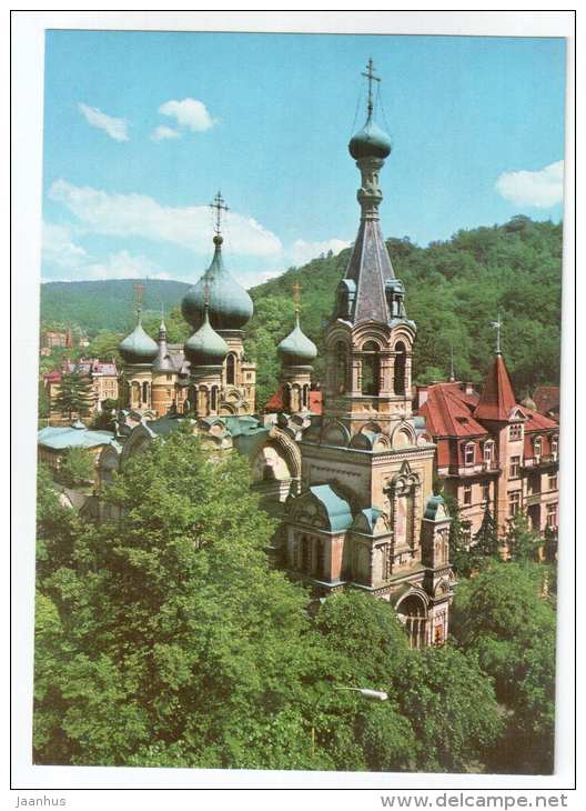 The Orthodox Church - Karlovy Vary - Czech Republic - unused - JH Postcards