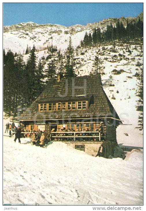 PTTK shelter on Hala Kondratowa - mountains - Western Tatras - Tatry Zachodnie - 26-5978 - Poland - unused - JH Postcards