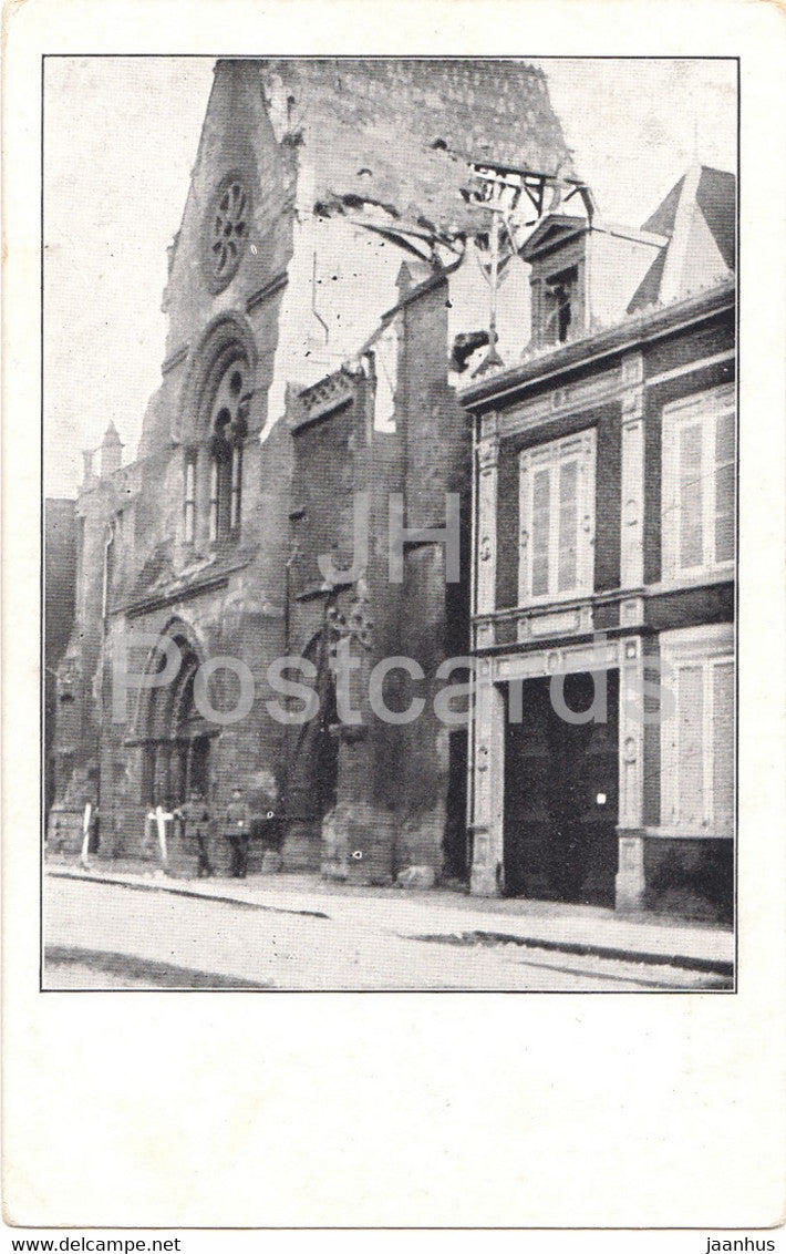 Gruss vom westlichen Kriegsschauplatz - Konigin Augusta Garde Gren Feldpostkarte - old postcard - France - used - JH Postcards