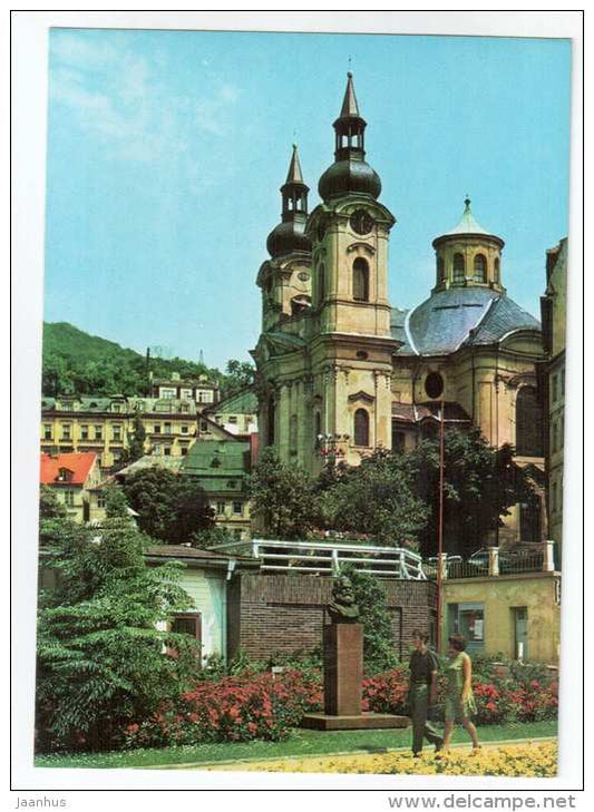 St. Mary Magdalene Church - Karlovy Vary - Czech Republic - unused - JH Postcards