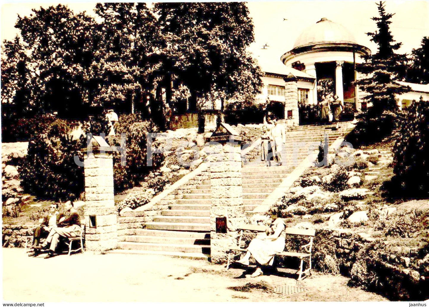 Marianske Lazne - U Rudolfova Pramene - At Rudolf Spring - Czech Republic - Czechoslovakia - unused - JH Postcards