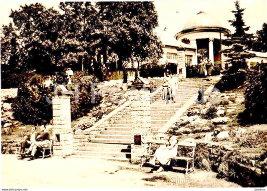 Marianske Lazne - U Rudolfova Pramene - At Rudolf Spring - Czech Republic - Czechoslovakia - unused - JH Postcards