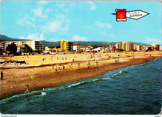 Gandia - Playa Vista General - beach - 3161 - Spain - unused - JH Postcards