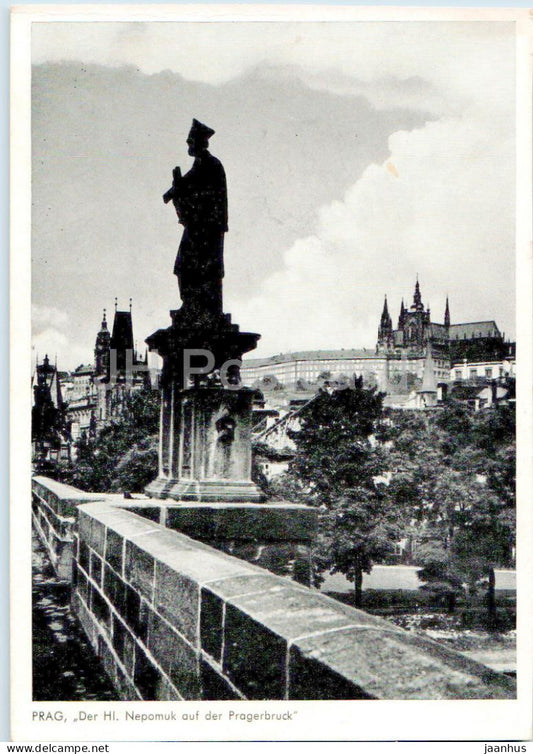 Praha - Prague - Aus dem Jahrweiser Schones Sudetenland - old postcard - Czech Republic - Czechoslovakia - used - JH Postcards