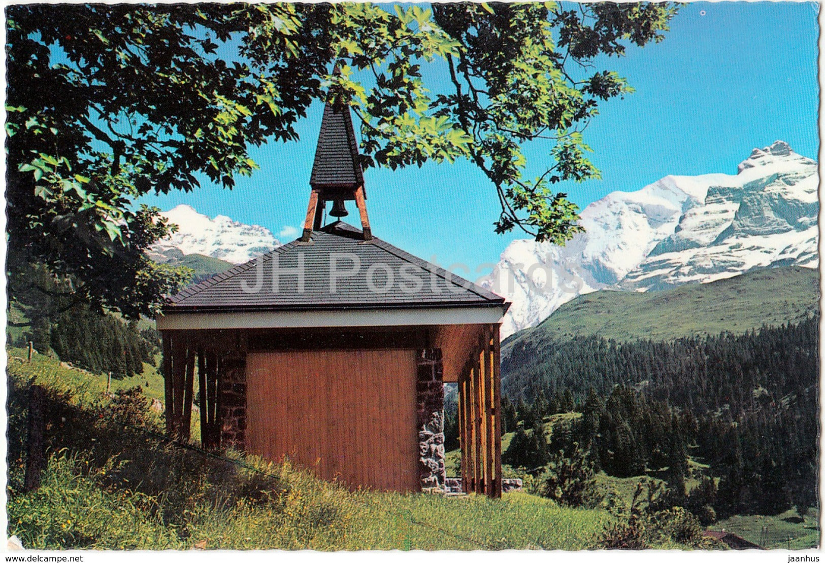 Ehre-Gottes-Kapelle auf Steinenbergalp - 121 - Switzerland - 1966 - used - JH Postcards