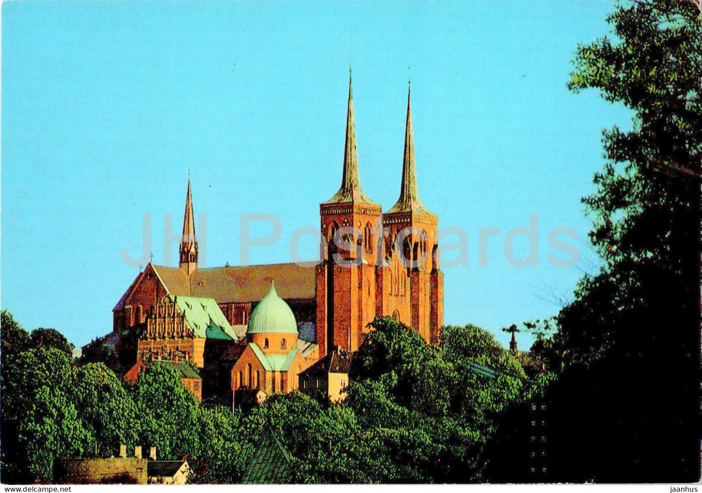 Roskilde cathedral - general view - 26 - Denmark - unused - JH Postcards